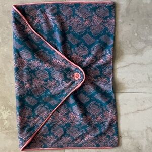 COSABELLA PINK AND BLUE BUTTON FRONT LINGERIE BAG 9" X 13" - New without tag